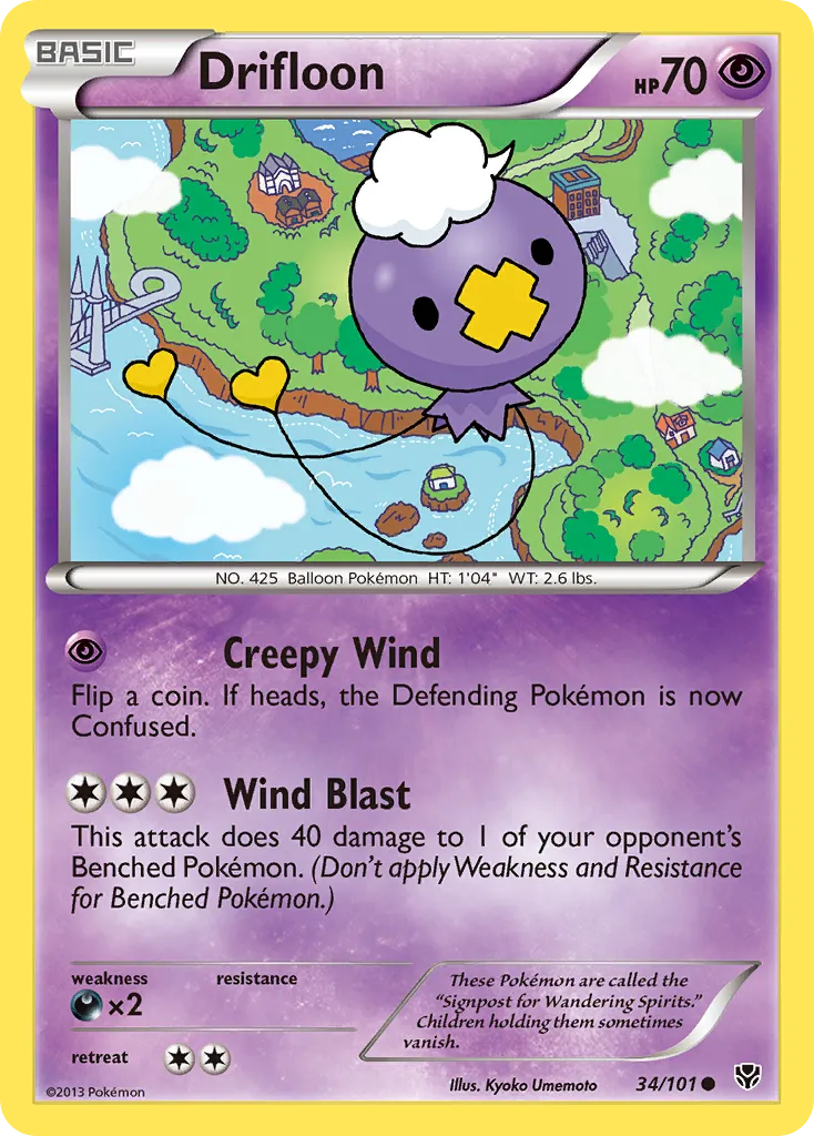 Drifloon — Plasma Blast — Pokémon