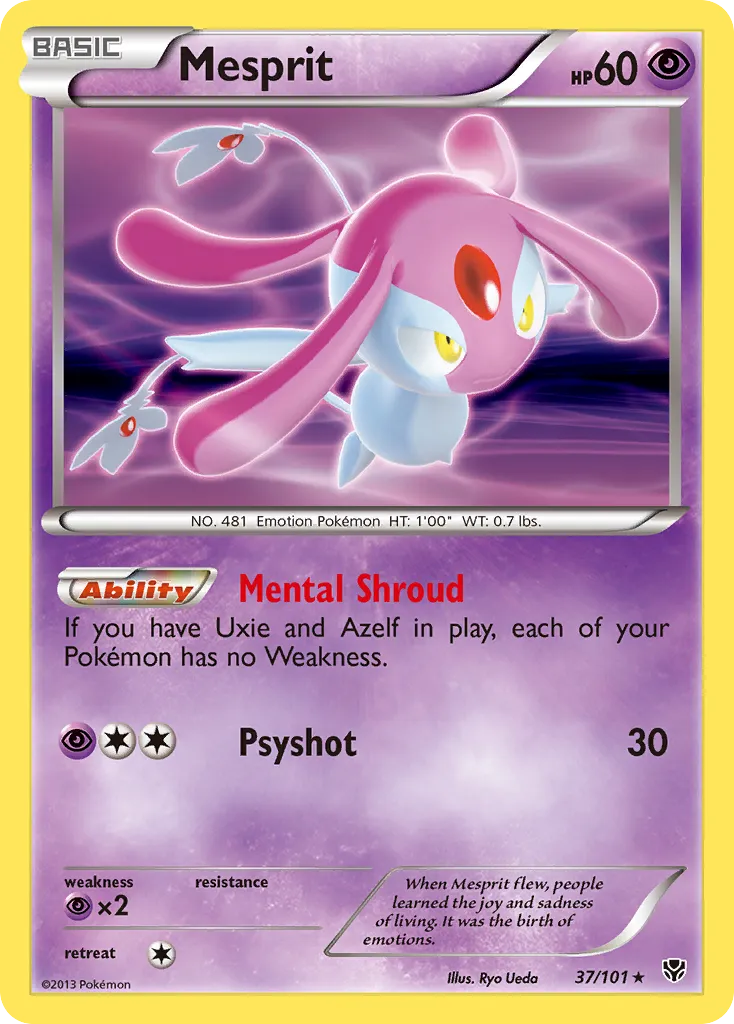 Mesprit — Plasma Blast — Pokemon