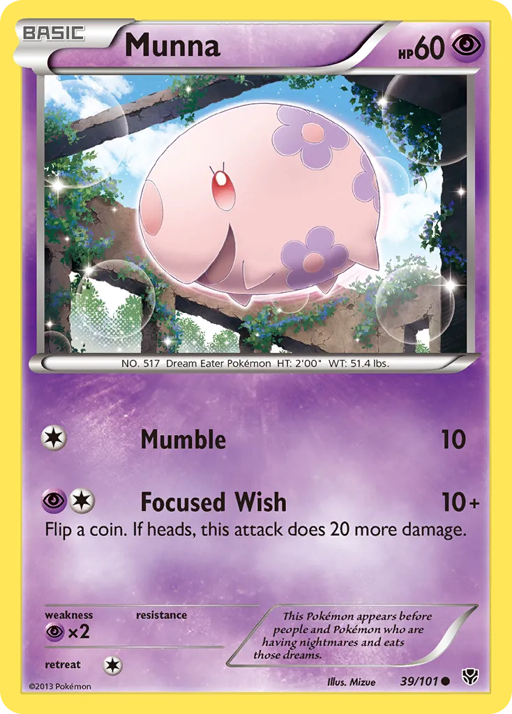 Munna — Plasma Blast — Pokémon