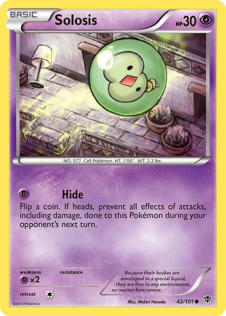 Solosis — Plasma Blast — Pokémon