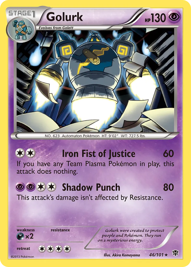Golurk — Plasma Blast — Pokémon