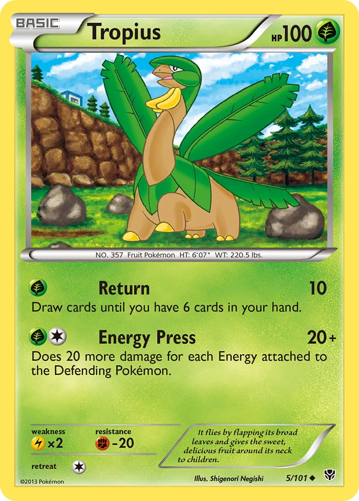 Tropius — Plasma Blast — Pokémon