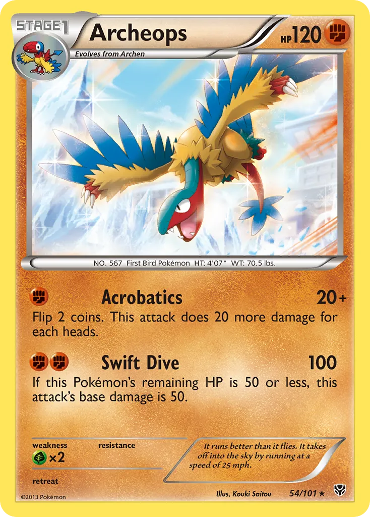 Archeops — Plasma Blast — Pokémon