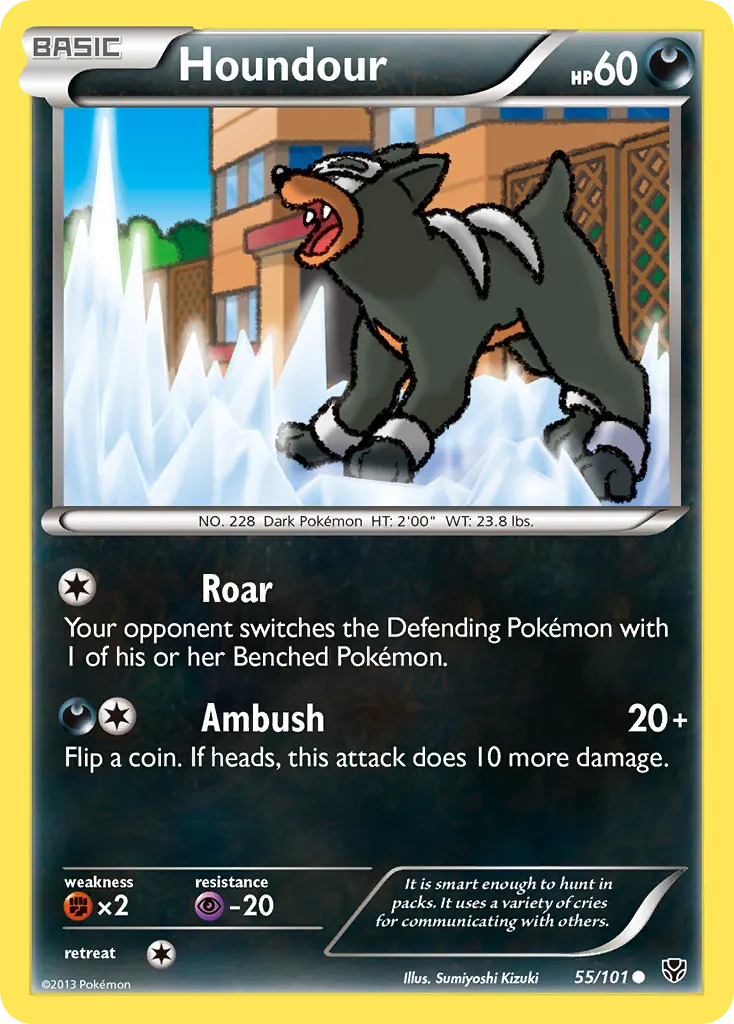 Houndour — Plasma Blast — Pokémon