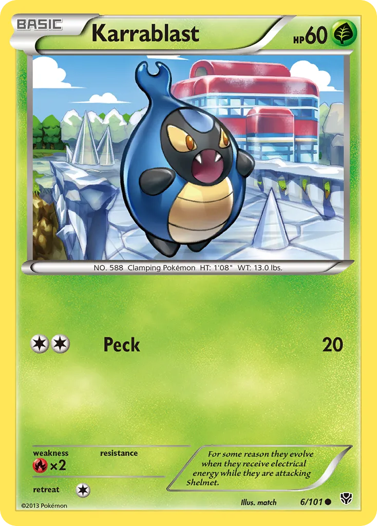 Karrablast — Plasma Blast — Pokémon