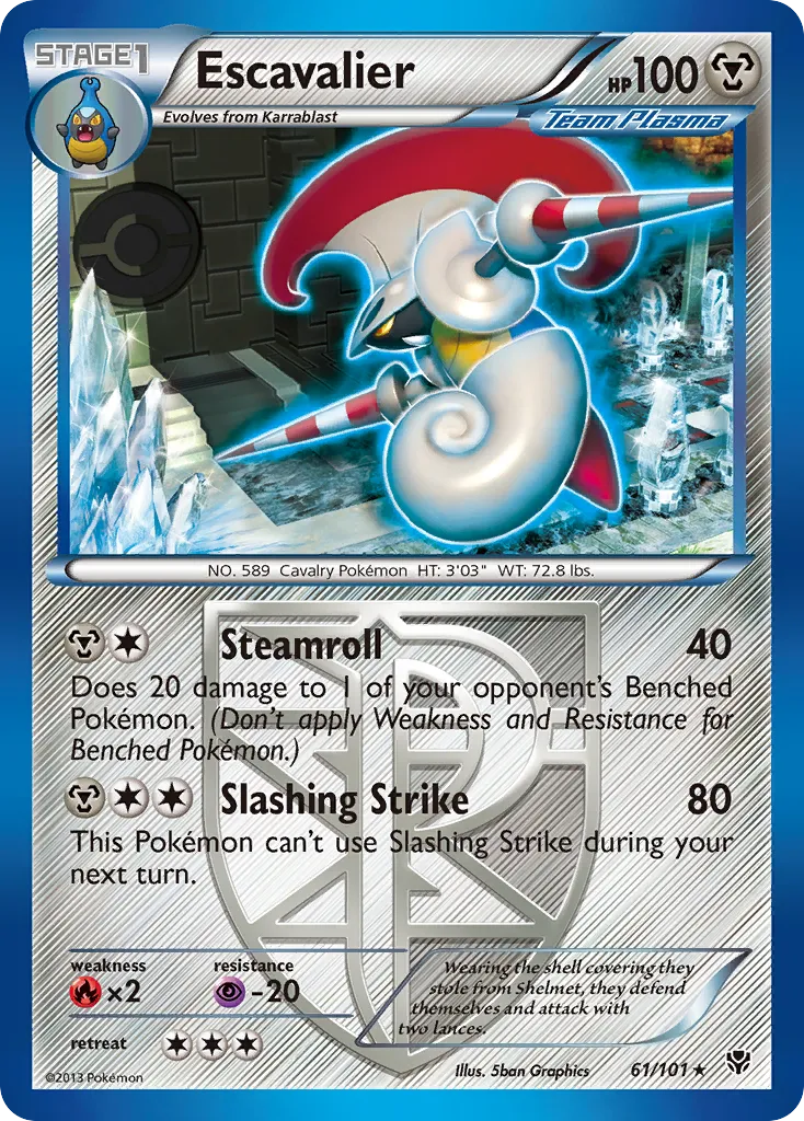 Escavalier — Plasma Blast — Pokémon
