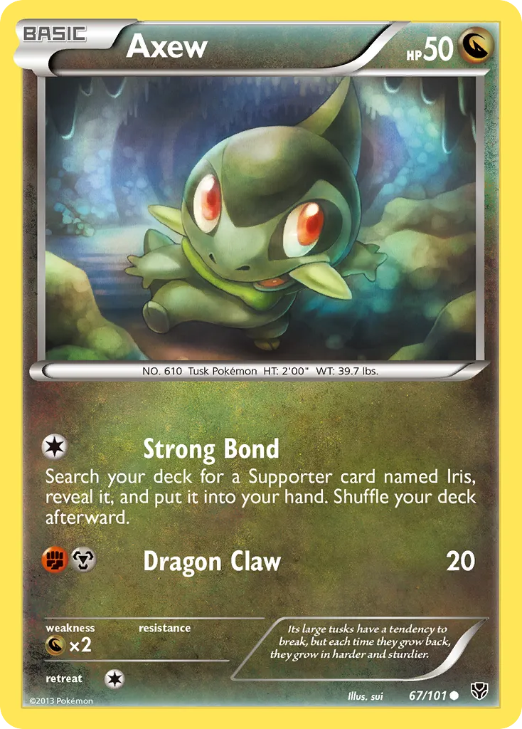 Axew — Plasma Blast — Pokemon