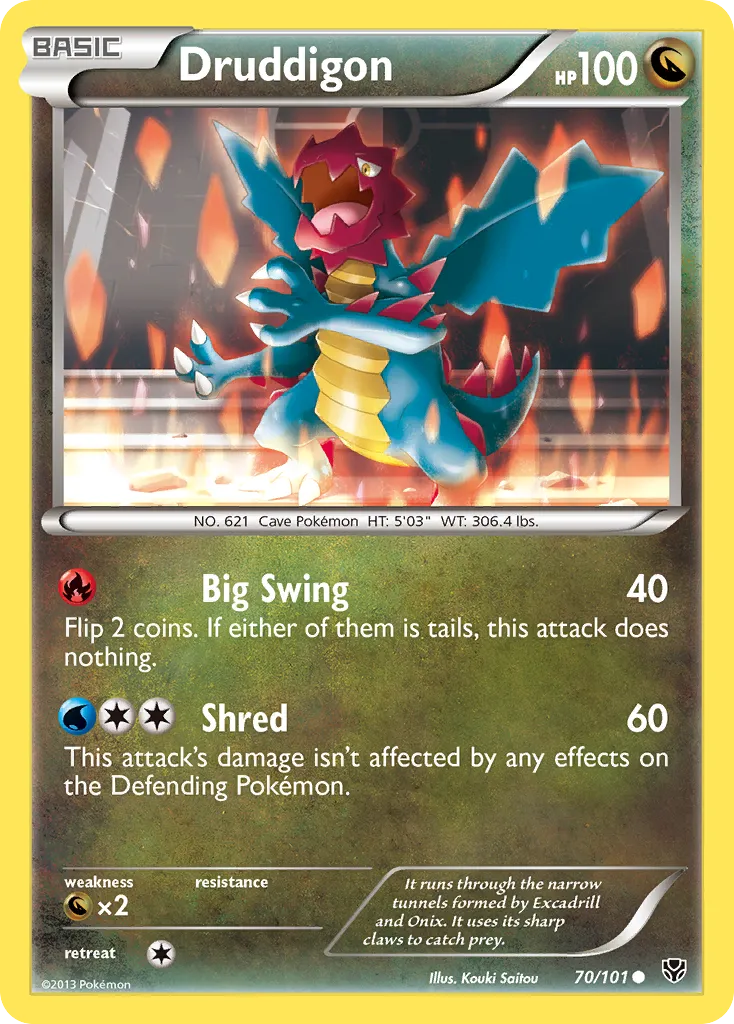 Druddigon — Plasma Blast — Pokemon