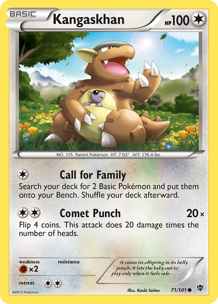 Kangaskhan — Plasma Blast — Pokemon