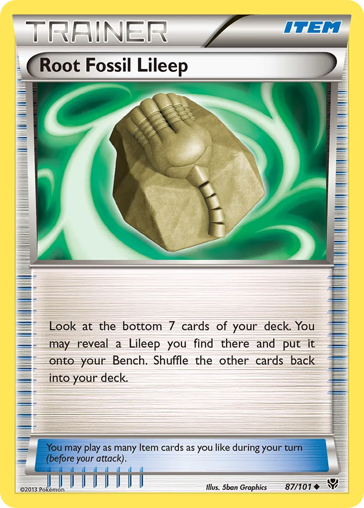 Fossile Racine Lilia — Plasma Blast — Pokémon