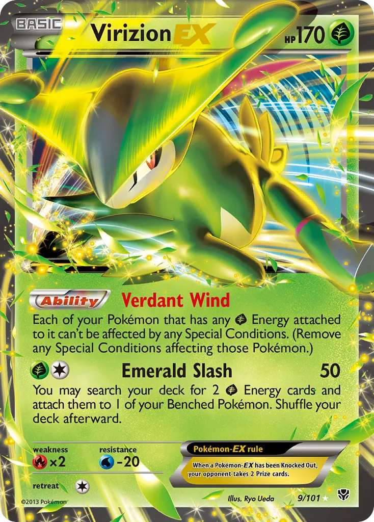 Virizion EX — Plasma Blast — Pokémon