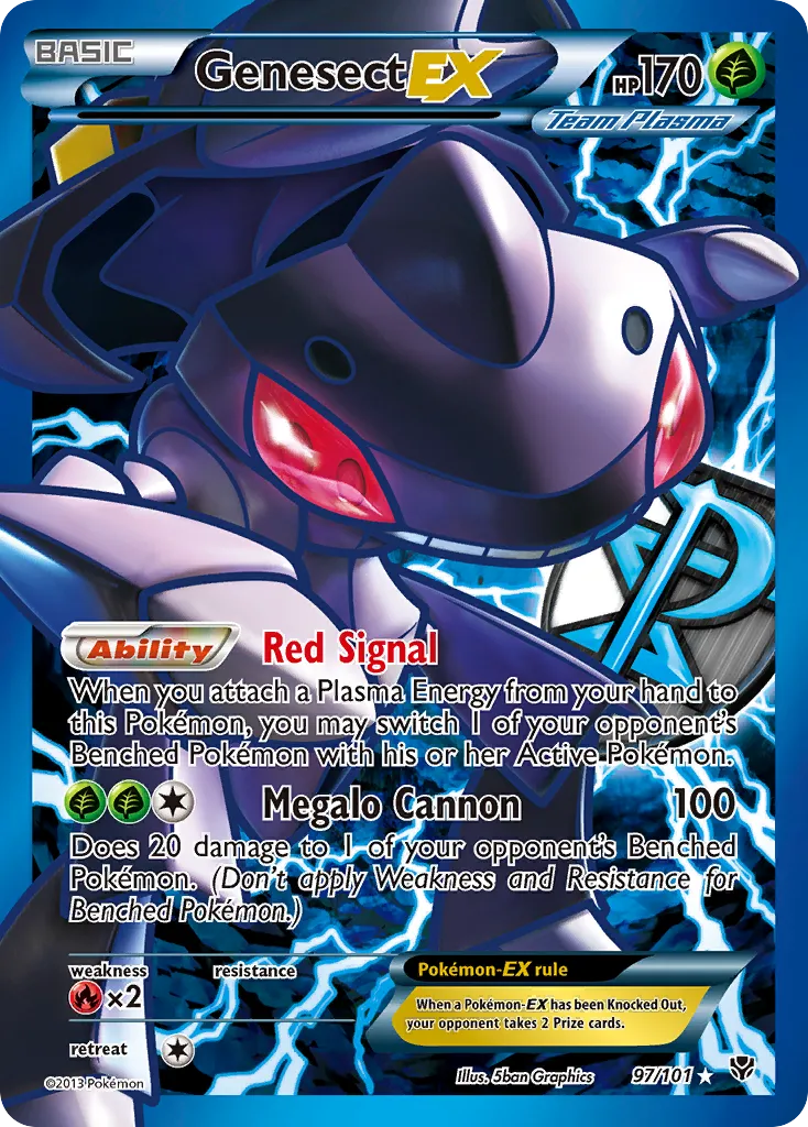 Genesect EX — Plasma Blast — Pokémon