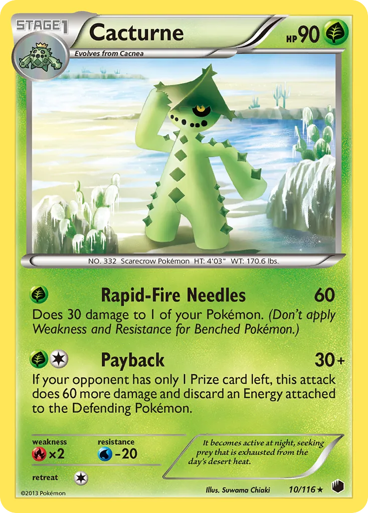Cacturne — Plasma Freeze — Pokémon