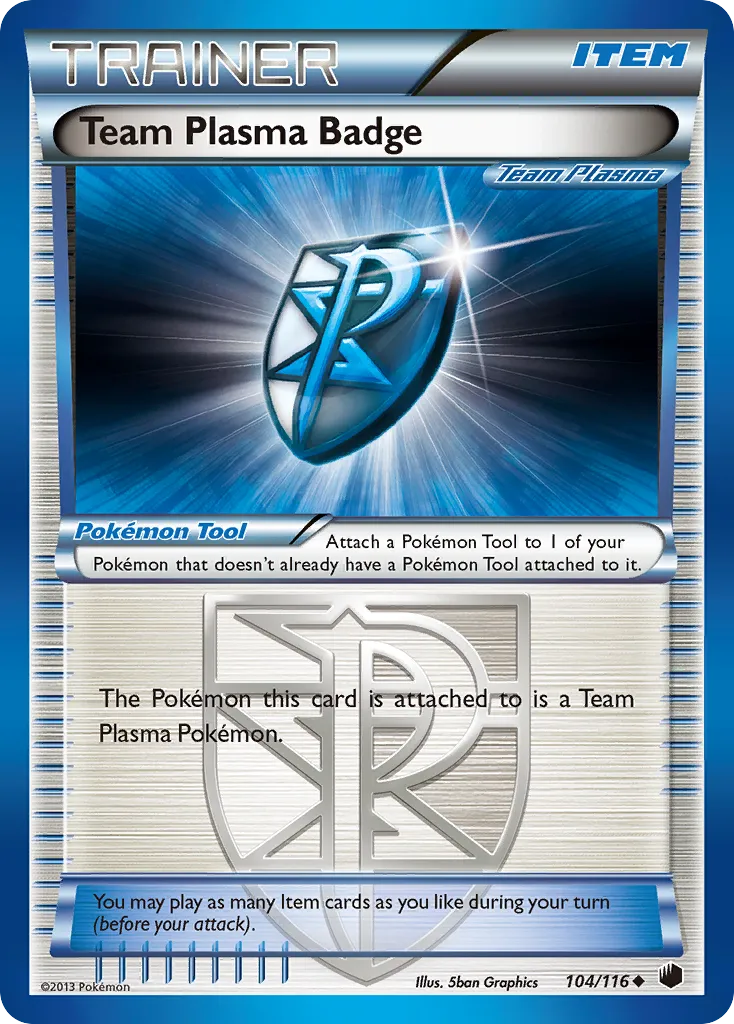 Badge de la Team Plasma — Plasma Freeze — Pokemon