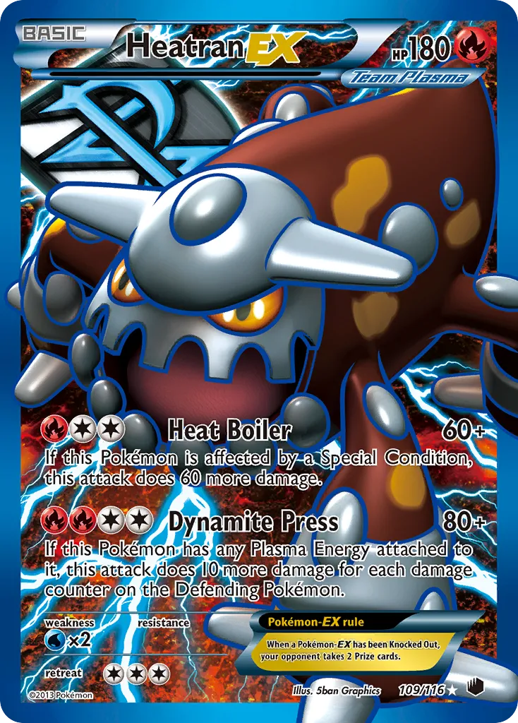 Heatran EX — Plasma Freeze — Pokemon