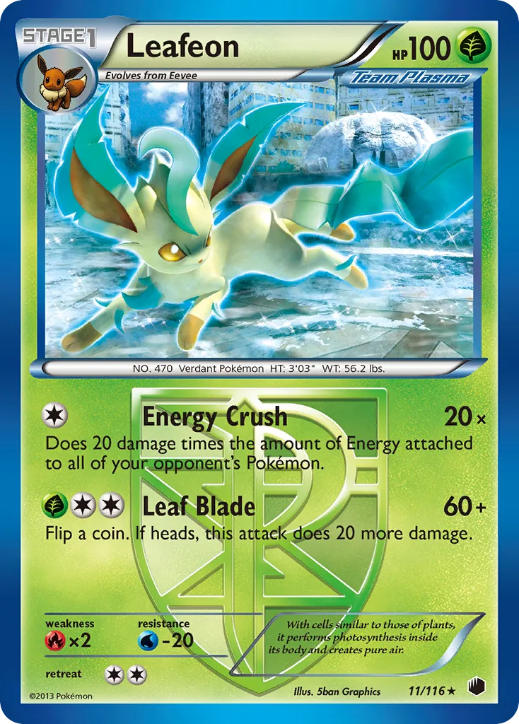 Leafeon — Plasma Freeze — Pokemon