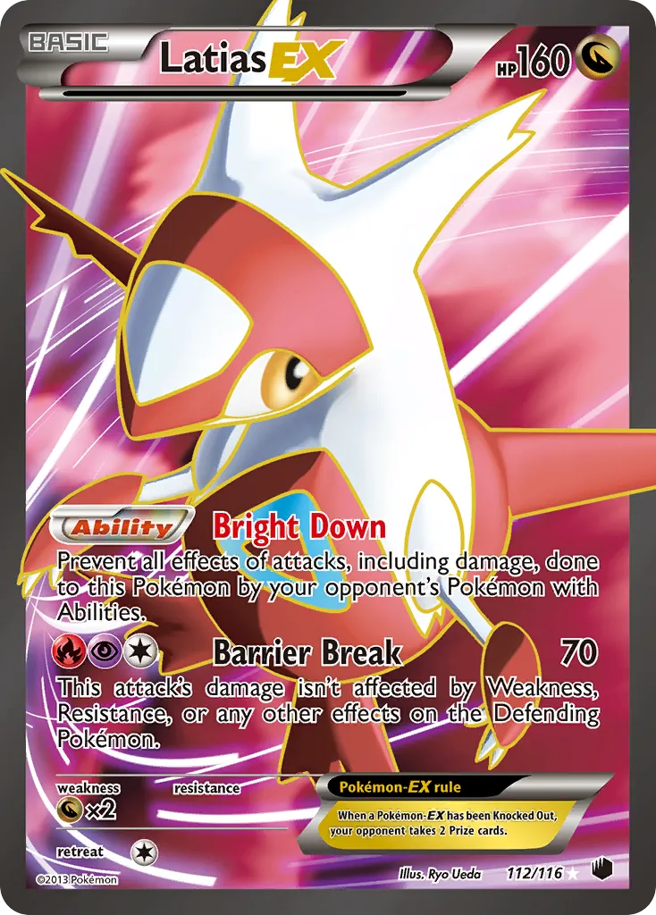 Latias EX — Plasma Freeze — Pokemon