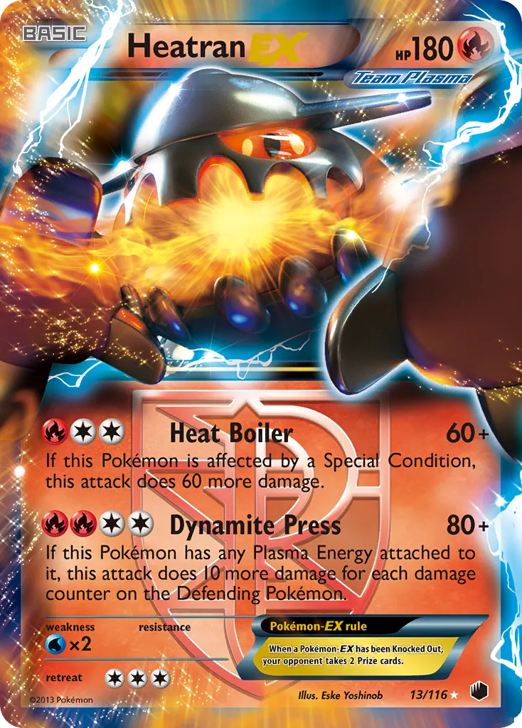 Heatran EX — Plasma Freeze — Pokemon