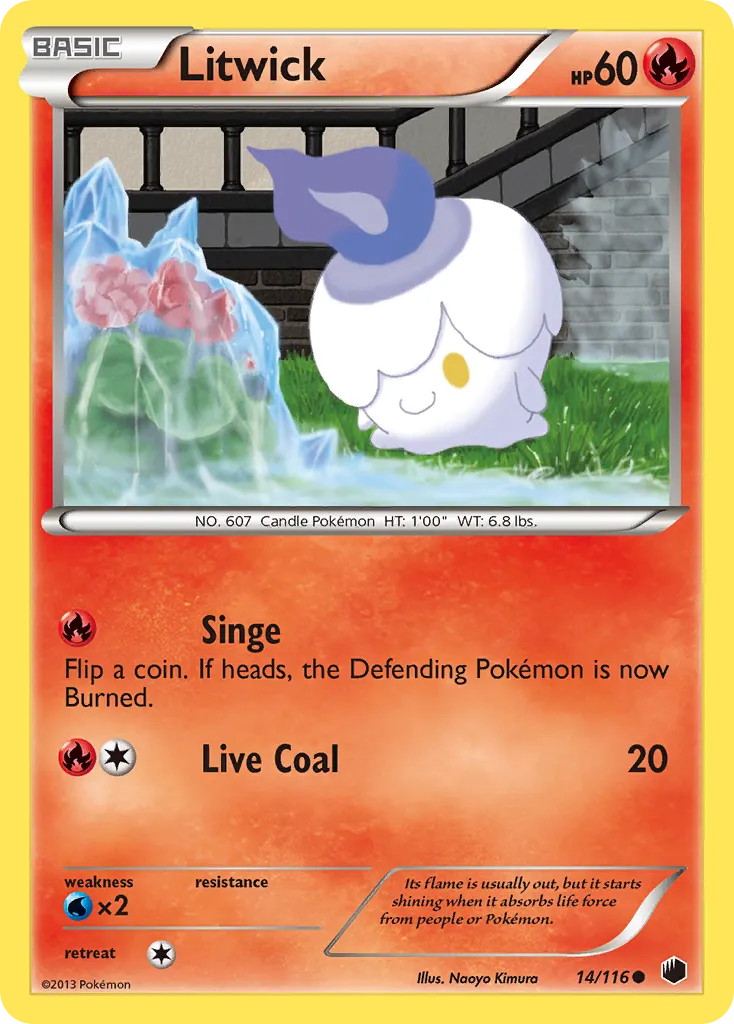 Litwick — Plasma Freeze — Pokémon