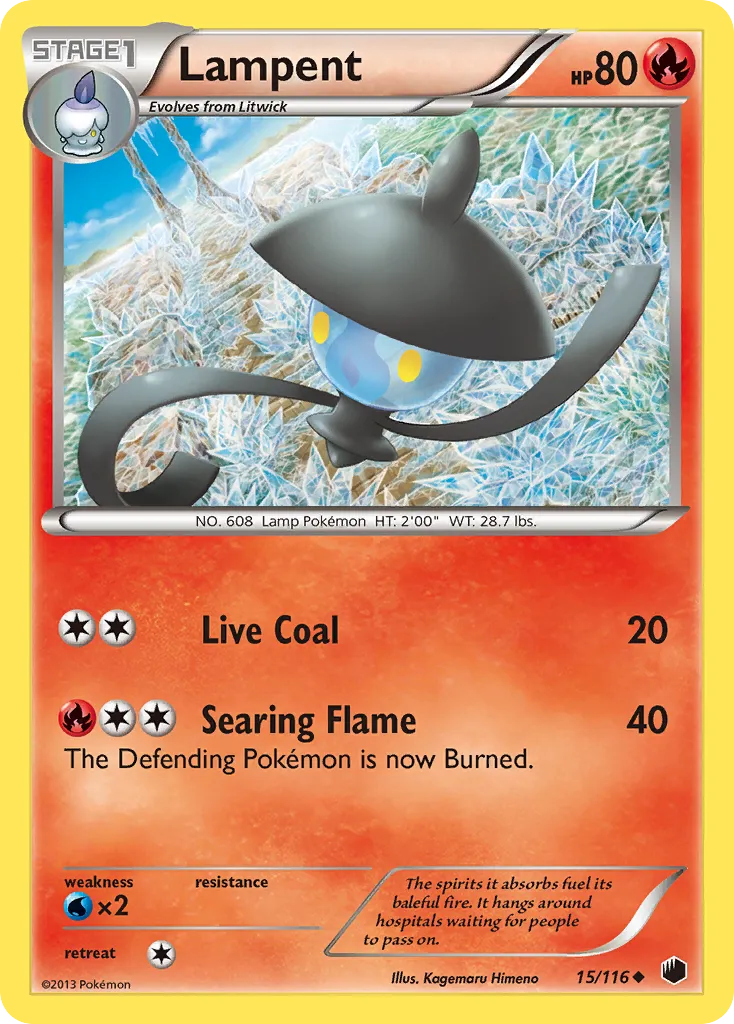 Lampent — Plasma Freeze — Pokemon