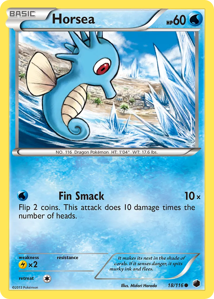 Horsea — Plasma Freeze — Pokemon