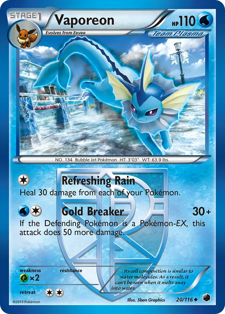 Vaporeon — Plasma Freeze — Pokemon