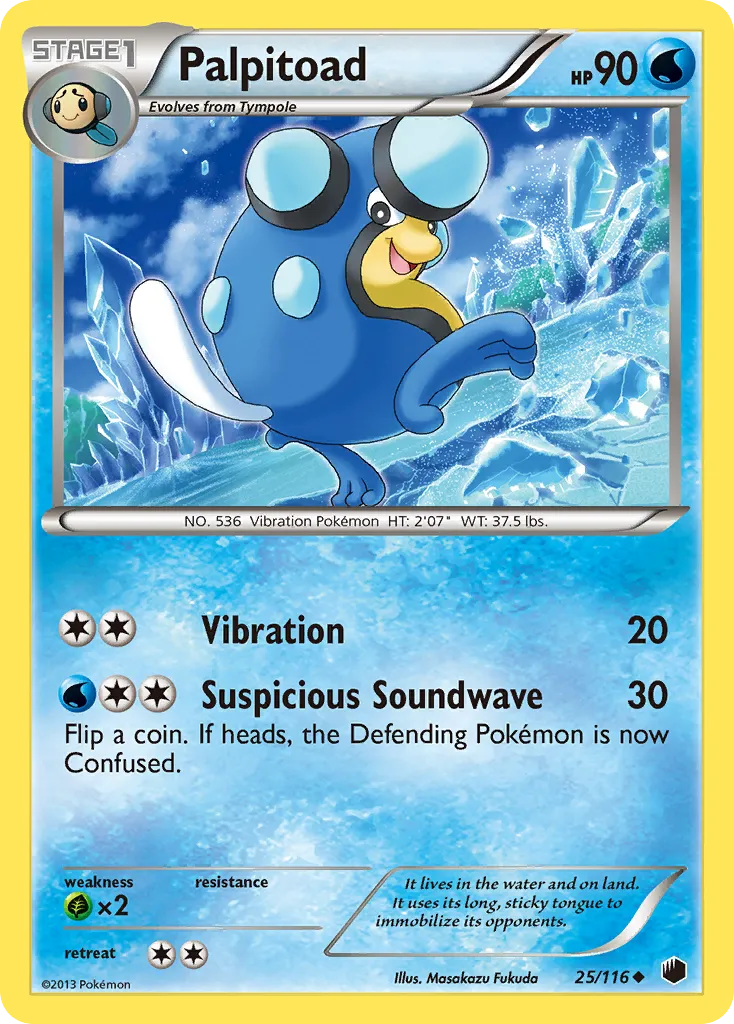 Palpitoad — Plasma Freeze — Pokemon