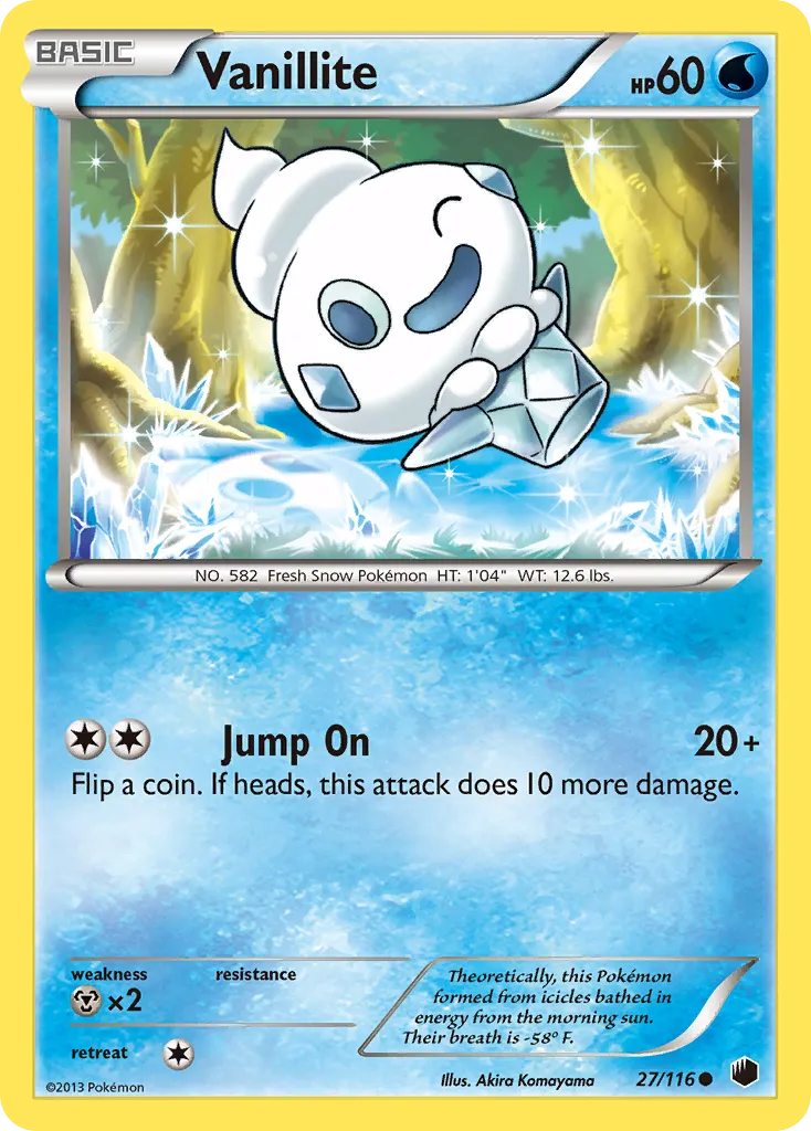 Vanillite — Plasma Freeze — Pokémon
