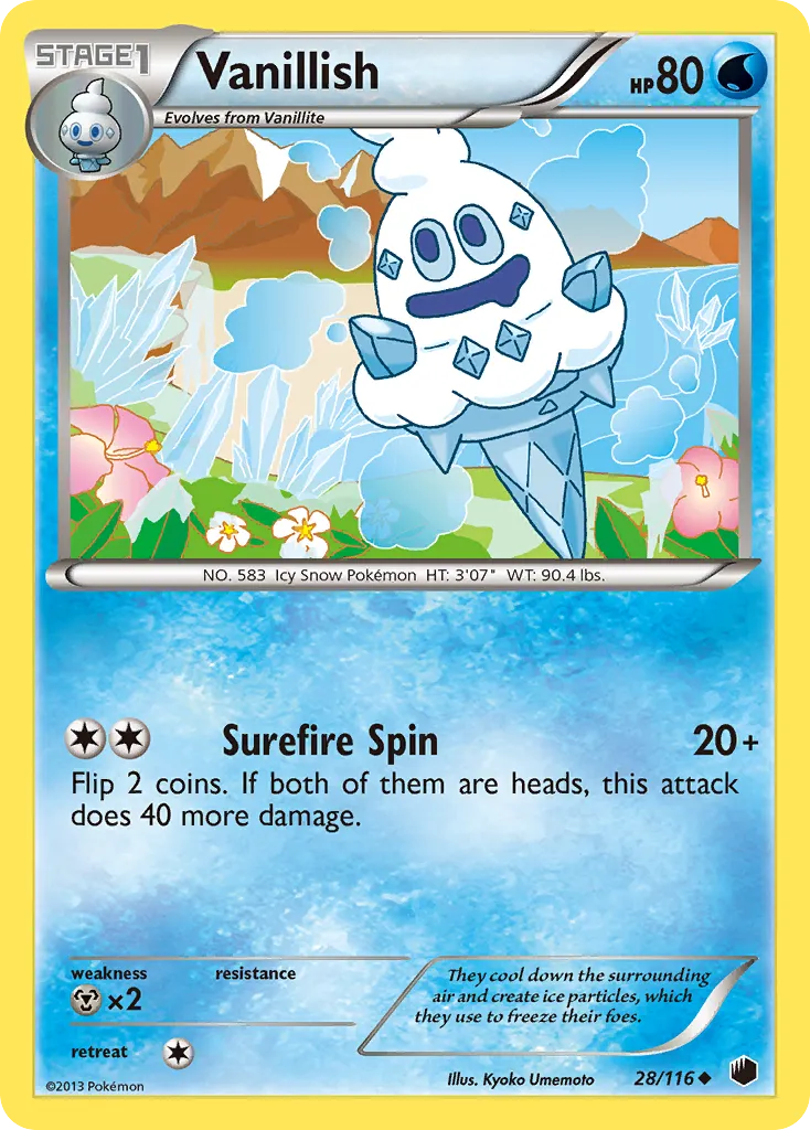 Vanillish — Plasma Freeze — Pokemon