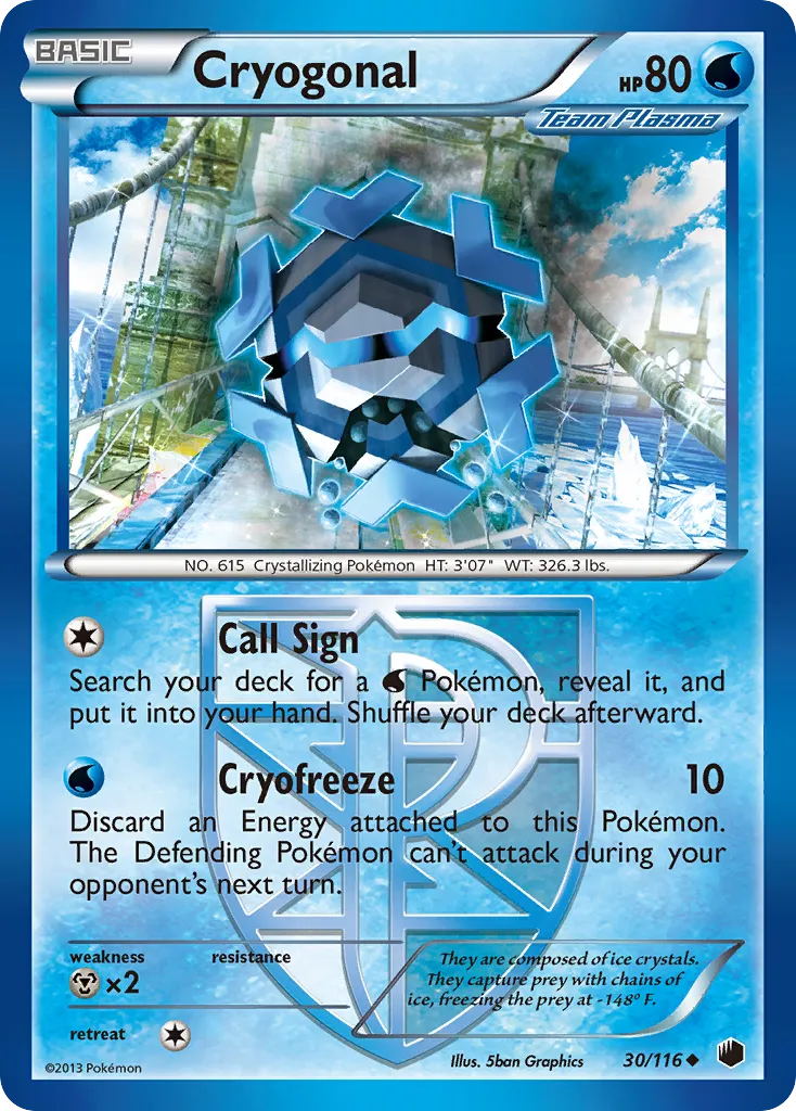 Cryogonal — Plasma Freeze — Pokémon