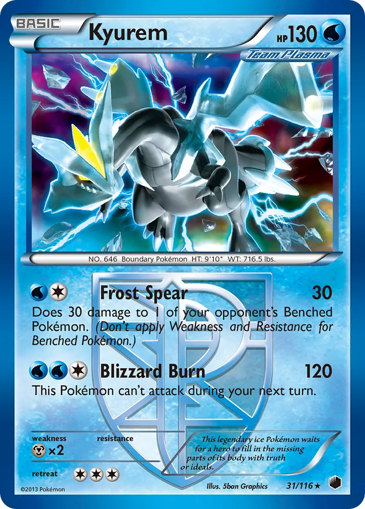 Kyurem — Plasma Freeze — Pokemon
