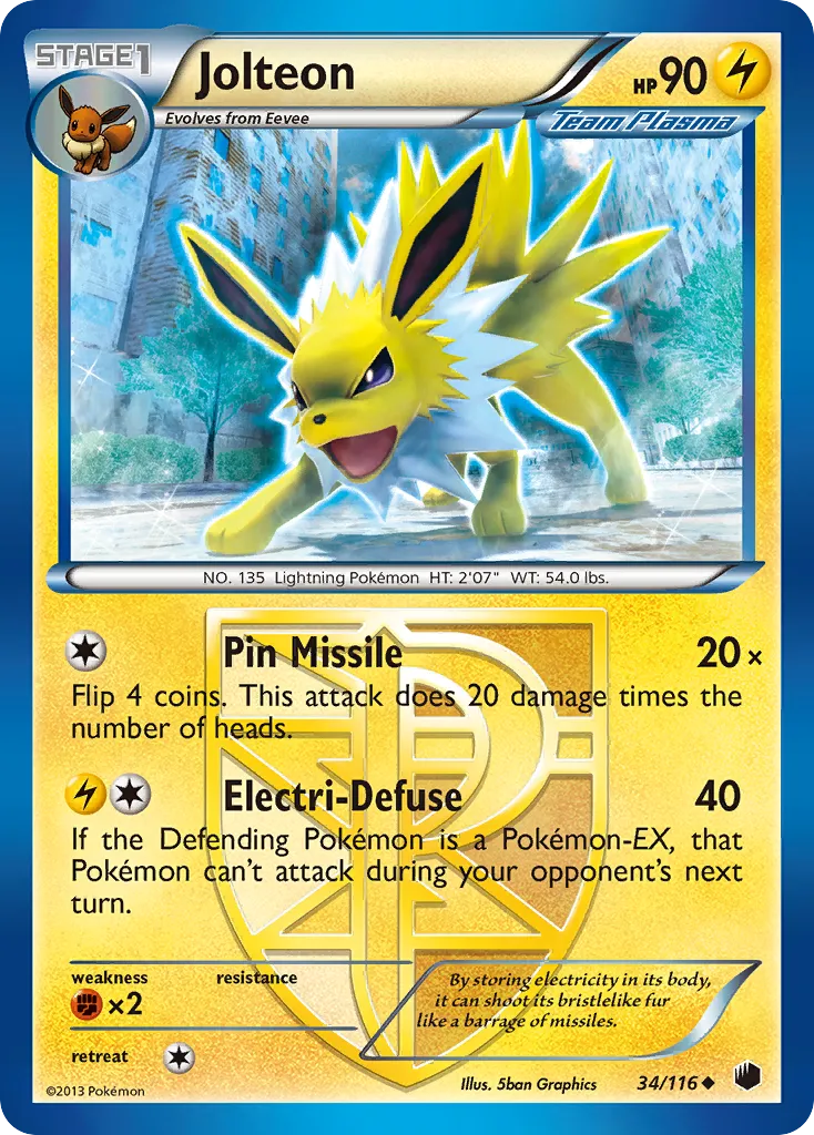 Jolteon — Plasma Freeze — Pokemon