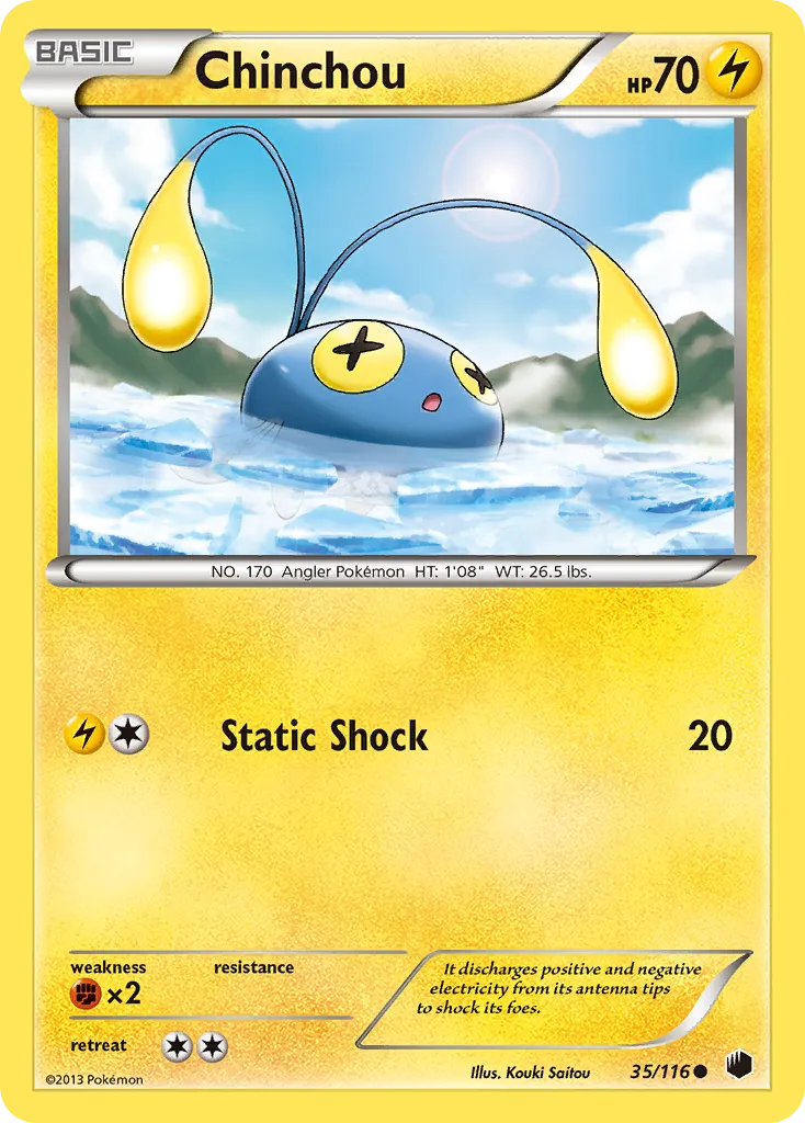 Chinchou — Plasma Freeze — Pokemon