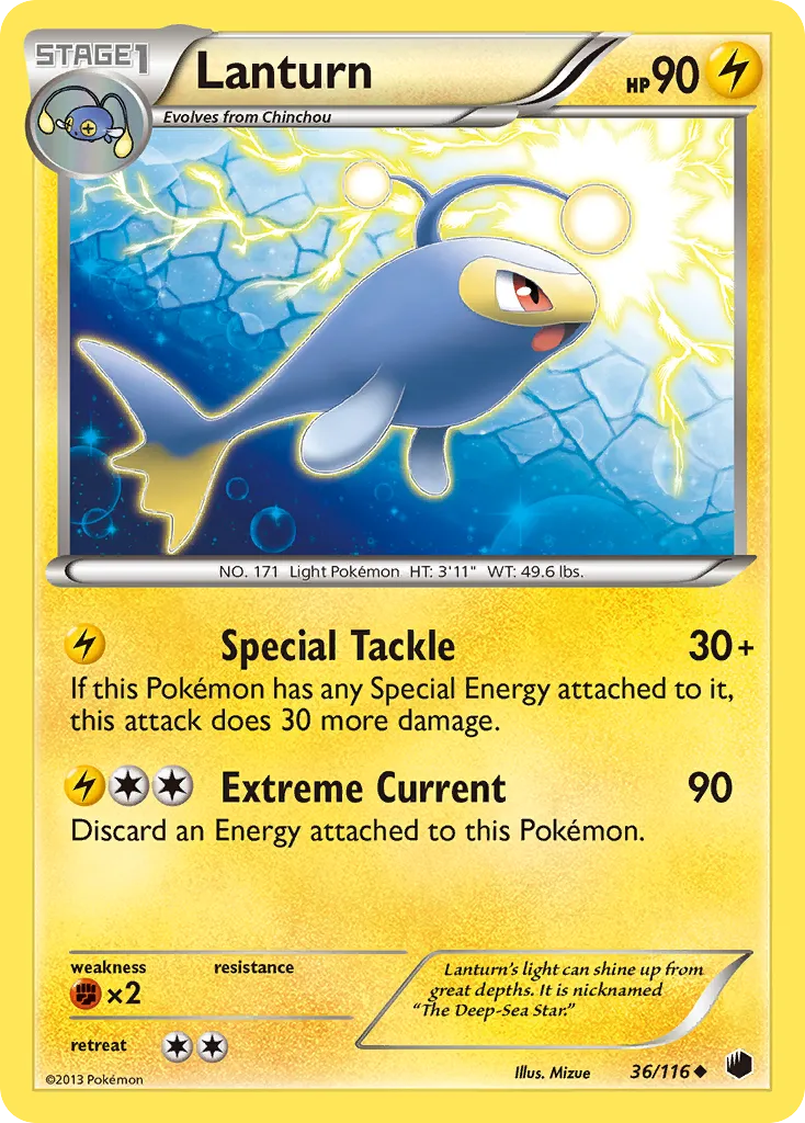Lanturn — Plasma Freeze — Pokemon