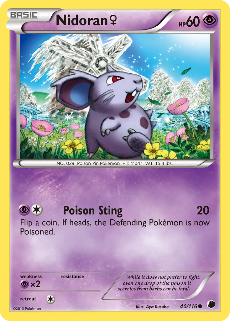 Nidoran F — Plasma Freeze — Pokemon