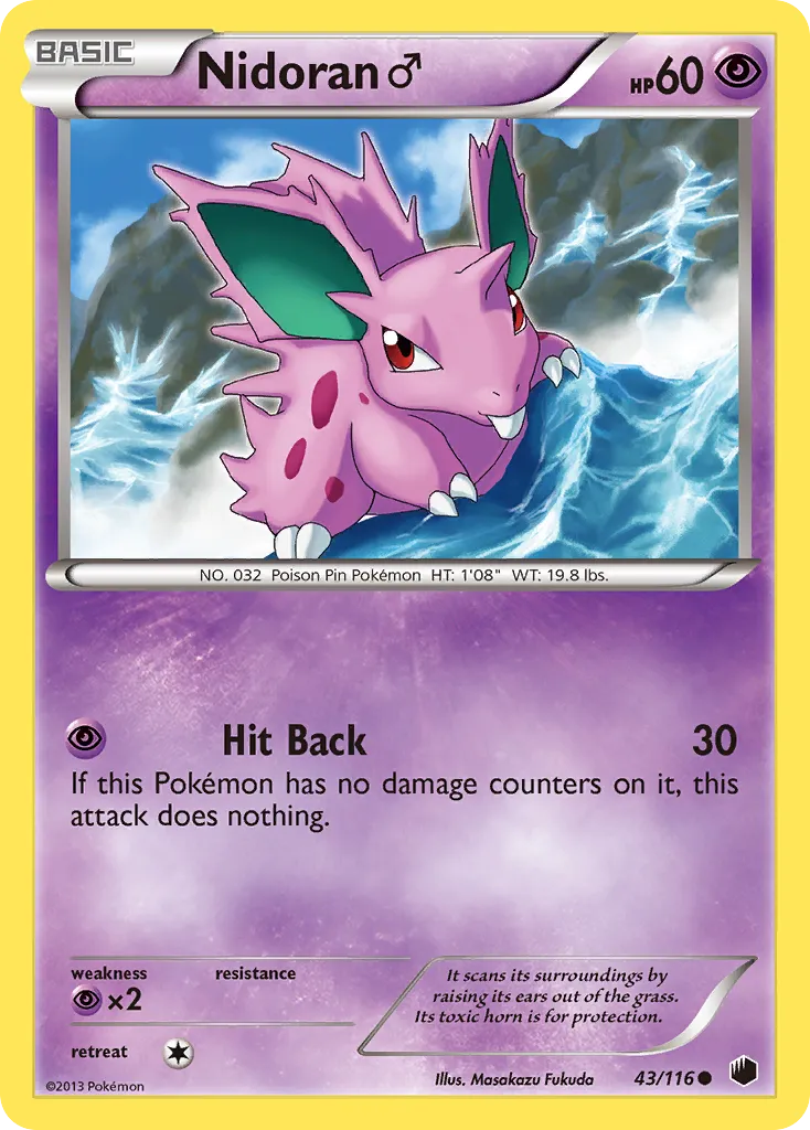 Nidoran M — Plasma Freeze — Pokemon