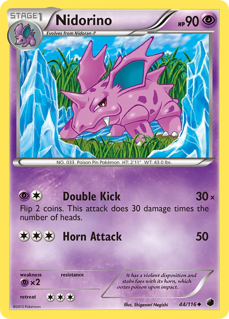 Nidorino — Plasma Freeze — Pokemon