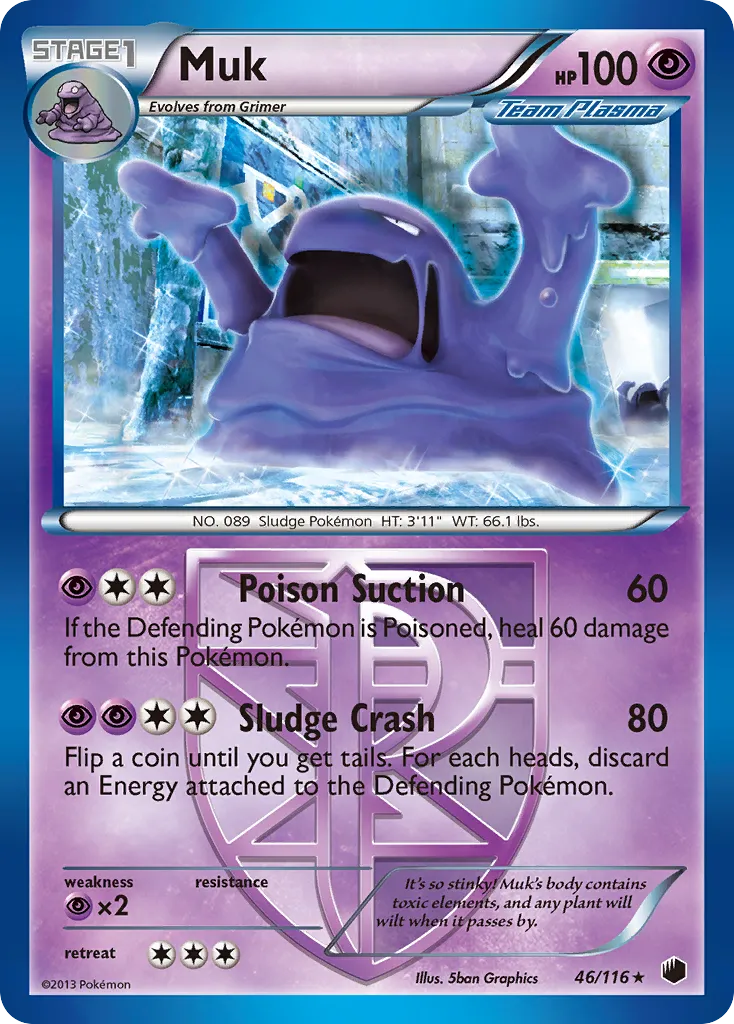 Muk — Plasma Freeze — Pokemon