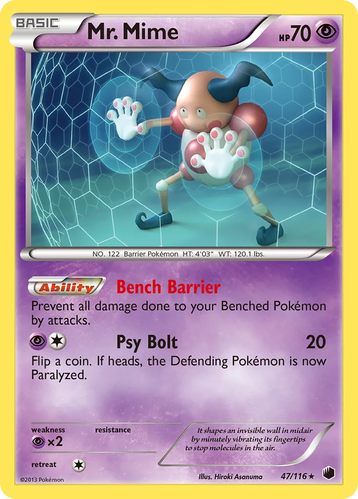 Mr. Mime — Plasma Freeze — Pokemon