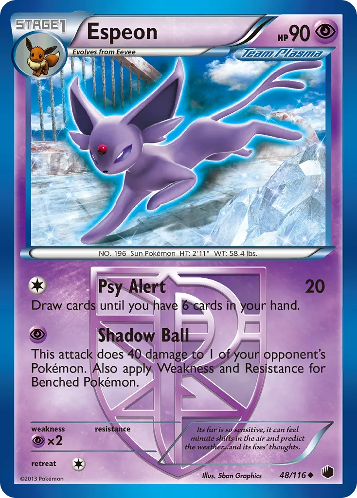 Espeon — Plasma Freeze — Pokémon