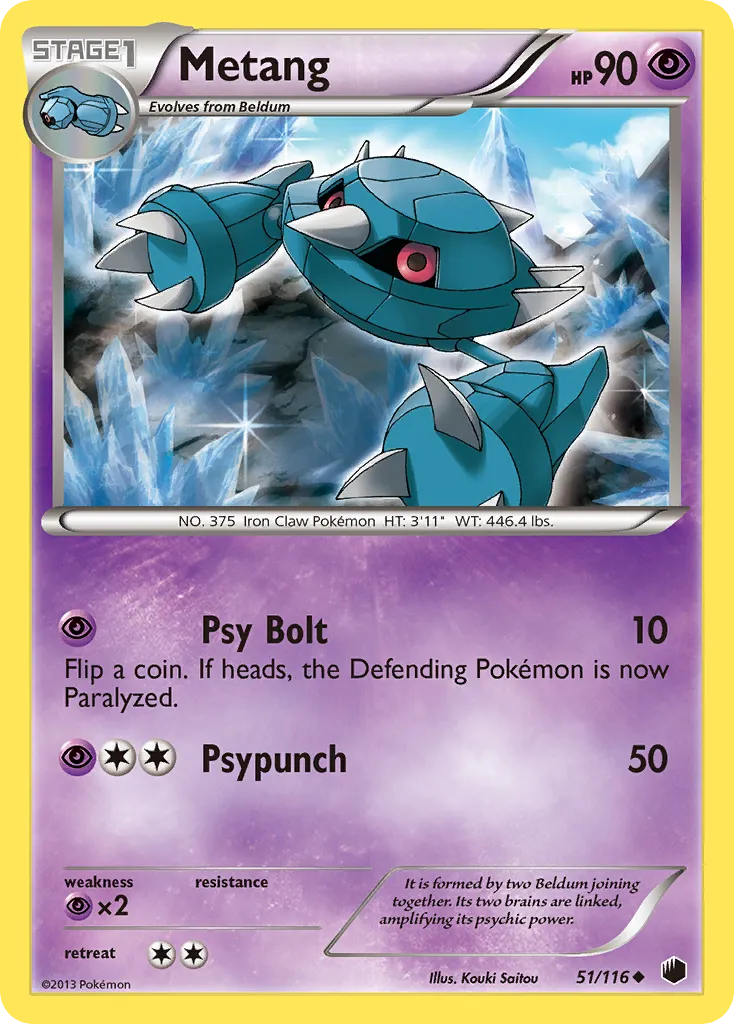 Metang — Plasma Freeze — Pokemon