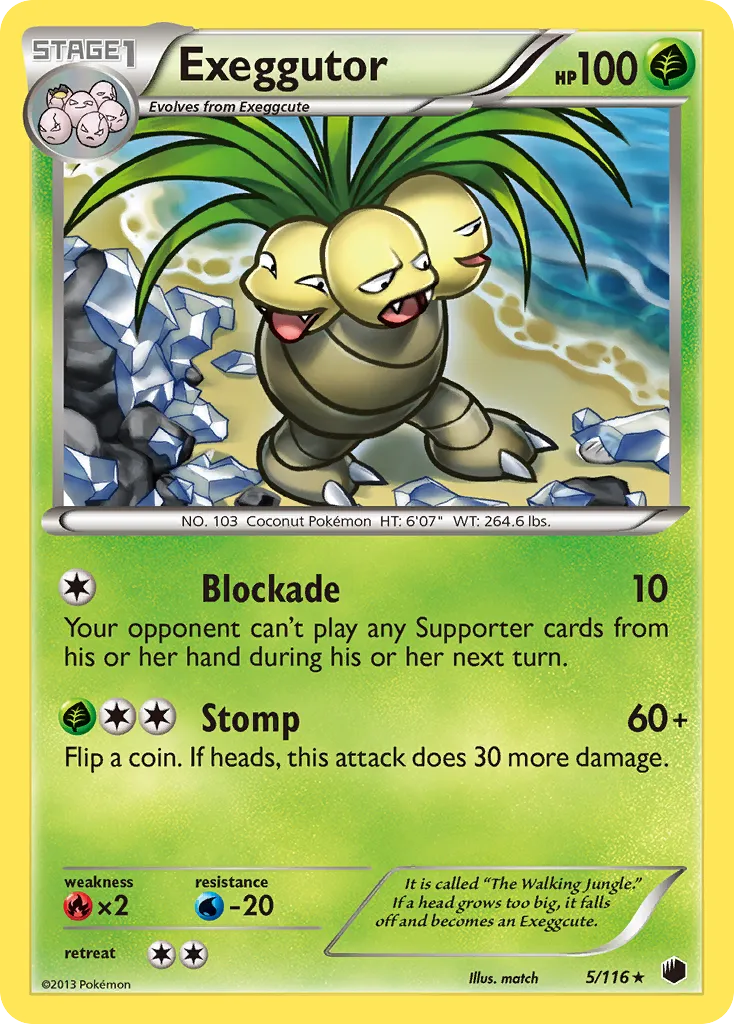 Exeggutor — Plasma Freeze — Pokémon