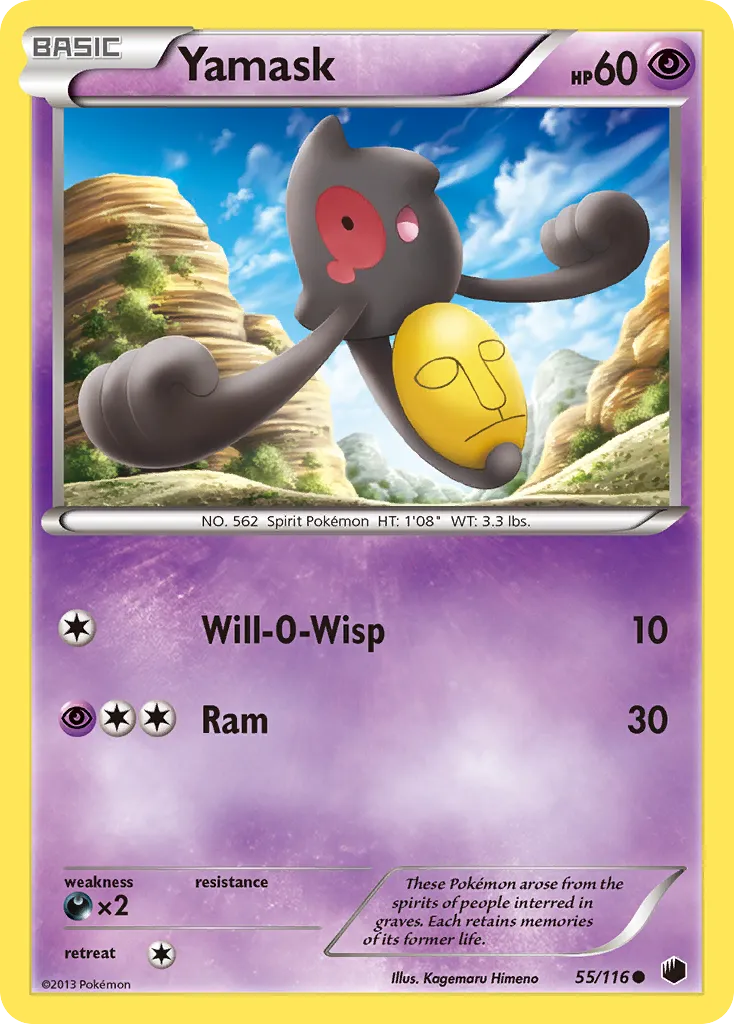 Yamask — Plasma Freeze — Pokemon