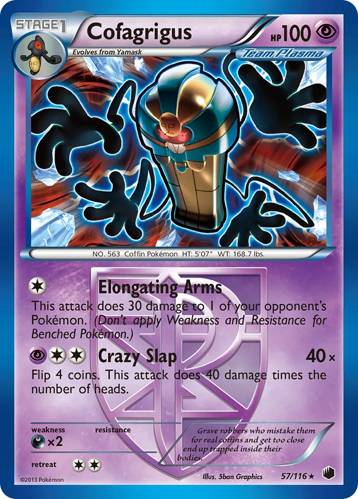 Cofagrigus — Plasma Freeze — Pokemon