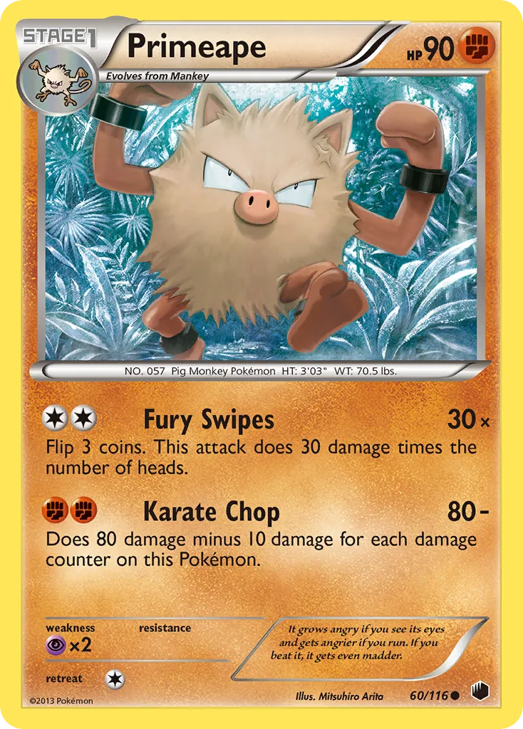 Primeape — Plasma Freeze — Pokemon