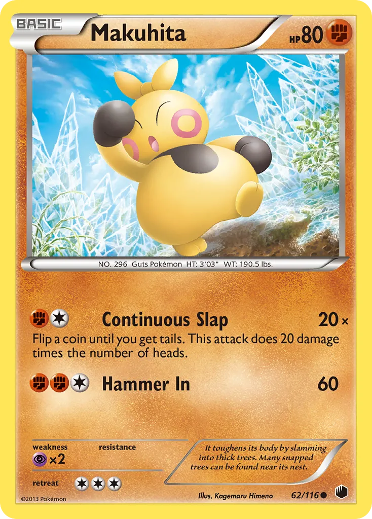 Makuhita — Plasma Freeze — Pokémon