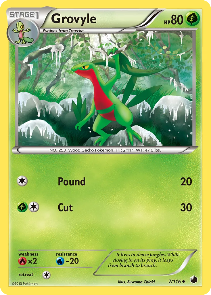 Grovyle — Plasma Freeze — Pokemon
