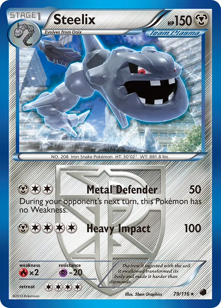 Steelix — Plasma Freeze — Pokemon
