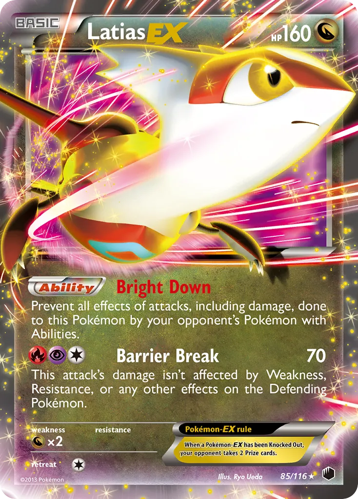 Latias EX — Plasma Freeze — Pokemon