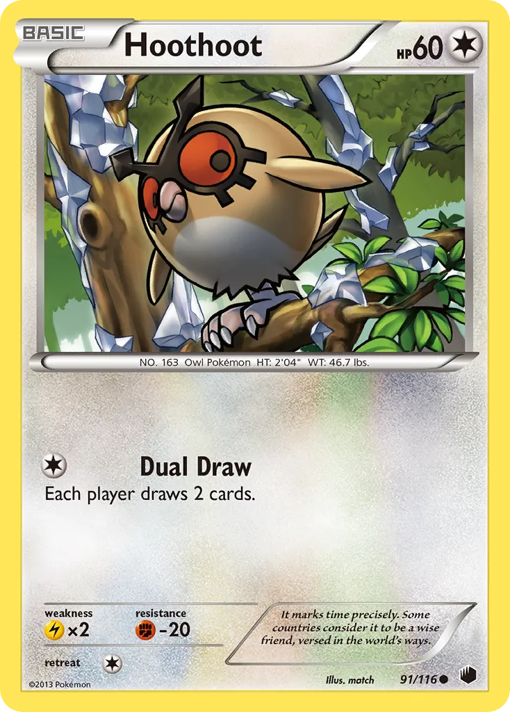 Hoothoot — Plasma Freeze — Pokemon
